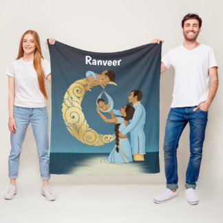 Couverture Polaire Les parents indiens ont la bénédiction d'un bébé