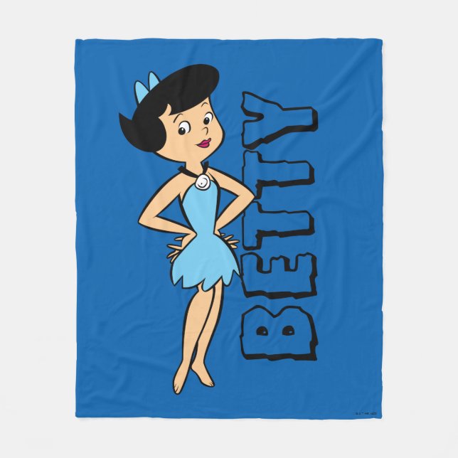 Couverture Polaire Les Pierrafeu | Betty Rubble (Devant)