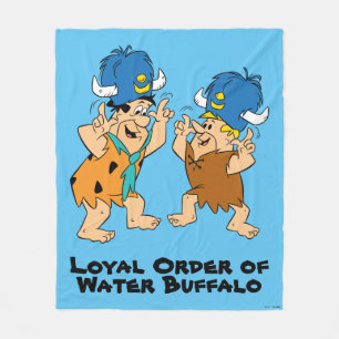 Couverture Polaire Les Pierrafeu   Buffles d'eau Fred & Barney