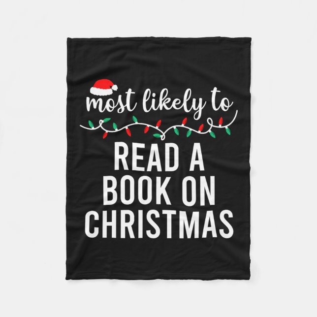 Couverture Polaire Les Plus Probables À Noël Chemise Correspondant Fa (Devant)