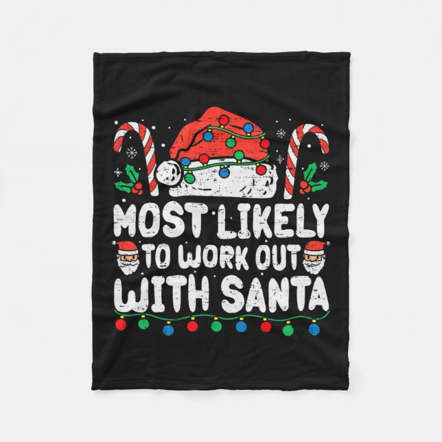 Couverture Polaire Les Plus Susceptibles De Travailler Avec Les Noël  (Devant)