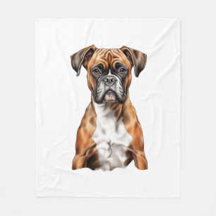 Couverture Polaire Les potes de boxer les mignons dessins pour chien