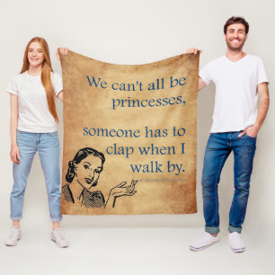 Couverture Polaire Les princesses de SlipperyJoe applaudissent affich