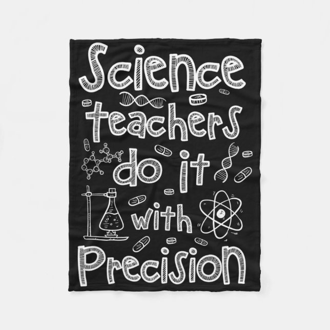 Couverture Polaire Les professeurs de sciences le font avec précision (Devant)