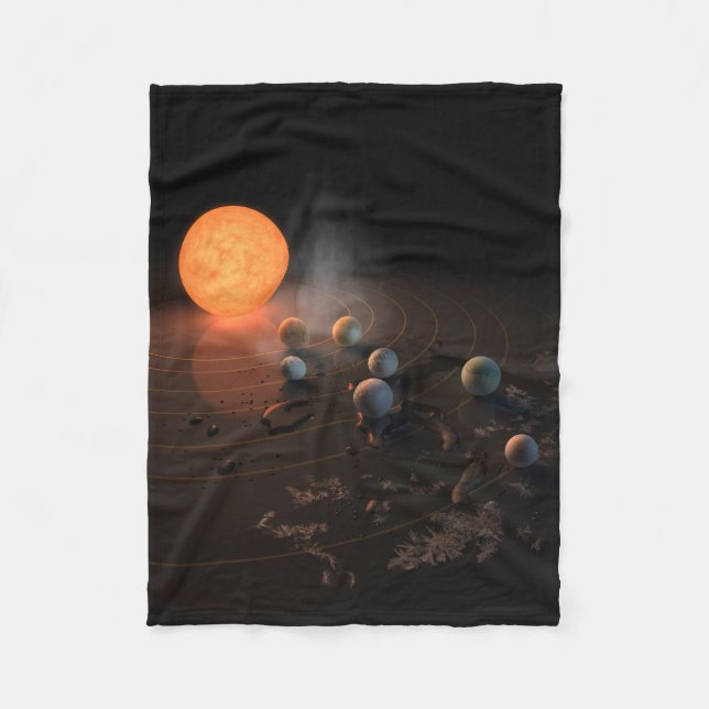 Couverture Polaire Les Sept Planètes De Trappist-1 En Orbite Autour D (Devant)