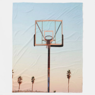 Couverture Polaire Les terrains de basket  Louveur de basket