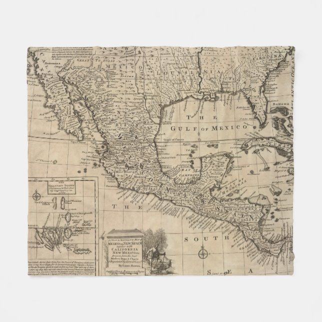 Couverture Polaire Les USA et le Mexique (Devant (Horizontal))