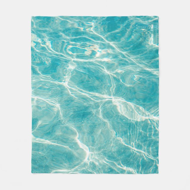 Couverture Polaire les vagues de la mer (Devant)