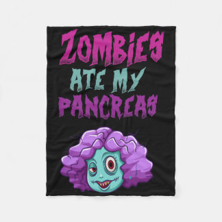 Couverture Polaire Les Zombies Ont Mangé Mon Pancréas T1d Diabète De 