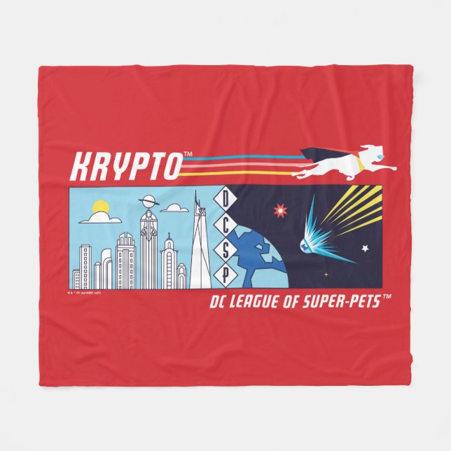 Couverture Polaire L'espace extra-atmosphérique de Krypto vers la mét (Devant (Horizontal))