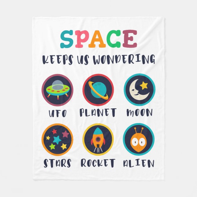 Couverture Polaire L'espace nous fait nous poser des questions (Devant)