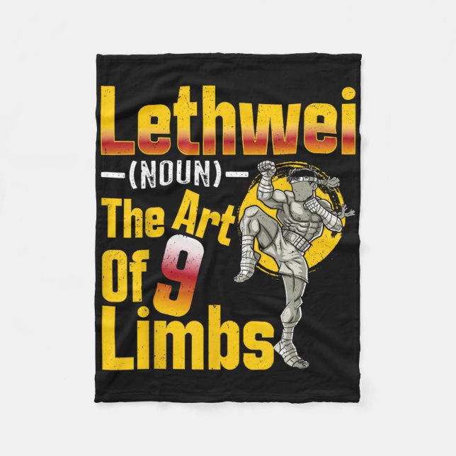 Couverture Polaire Lethwei (nom) L'Art De 9 Membres Myanmar Birman (Devant)