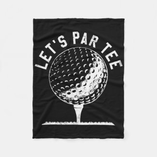 Couverture Polaire Lets Par Tee Shirt Funny Golf Player Gift 