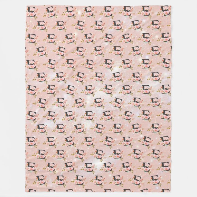 Couverture Polaire Letter E Fleece Blanket (Devant)