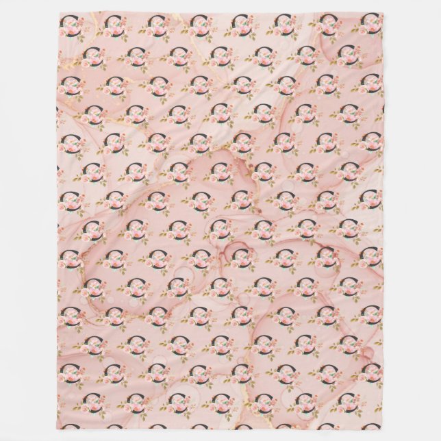 Couverture Polaire Lettre C (Devant)