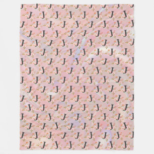 Couverture Polaire Lettre J