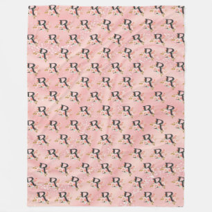 Couverture Polaire Lettre R