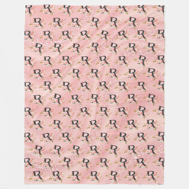 Couverture Polaire Lettre R (Devant)