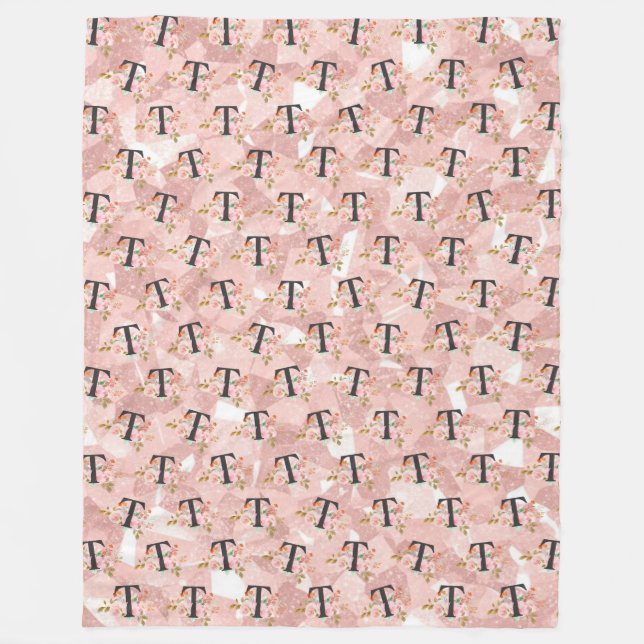 Couverture Polaire Lettre T (Devant)