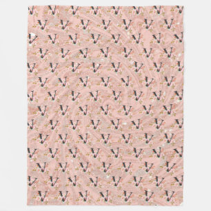 Couverture Polaire Lettre V