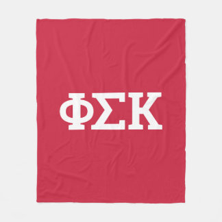 Couverture Polaire Lettres Phi Sigma Kappa