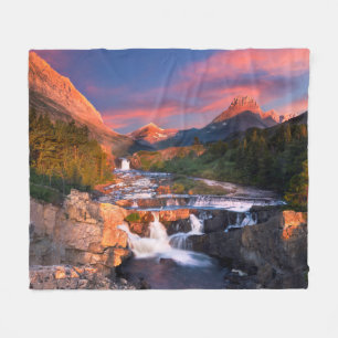 Couverture Polaire Lever de soleil au-dessus de crique de