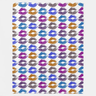 Couverture Polaire Lèvres colorées élégantes #9