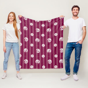 Couverture Polaire L'Express polaire Motif du Père Noël rayé