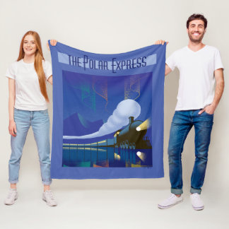 Couverture Polaire L'Express polaire | Northern Lights Vintage voyage