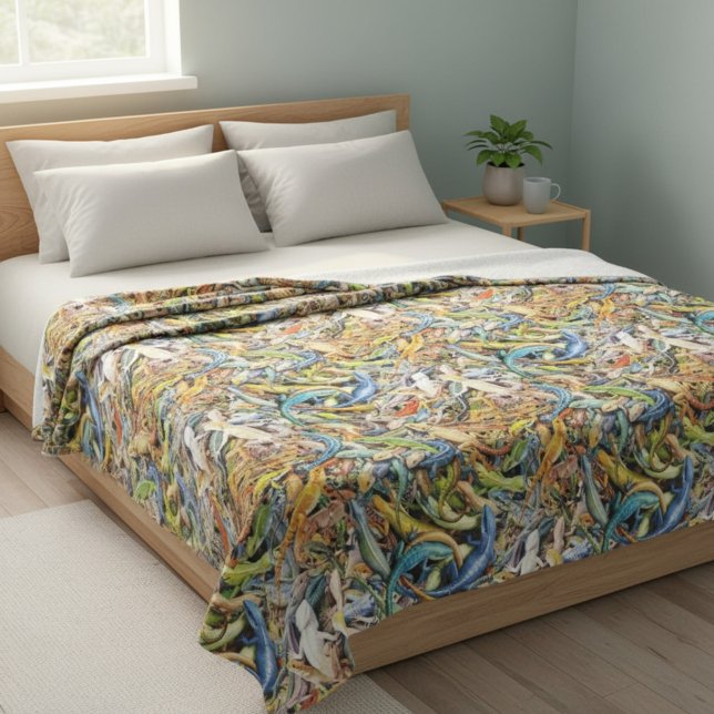 Couverture Polaire lézard forestier (Créateur téléchargé)