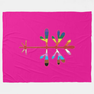 Couverture Polaire Lg Fleece Blanket avec Sapling de la Rock Pride de