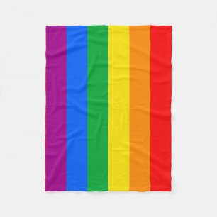 Couverture Polaire LGBTQ+ Arc-en-ciel