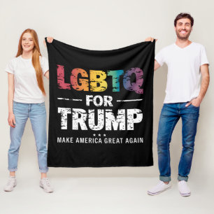 COUVERTURE POLAIRE LGBTQ POUR TRUMP GAY LESBIAN POUR TRUMP 2024