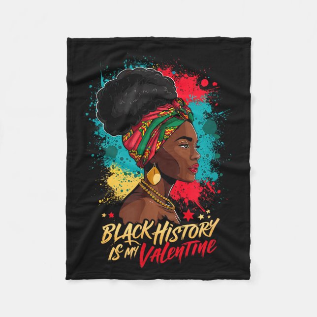 Couverture Polaire L'histoire des Noirs est mon Saint-Valentin Saint- (Devant)