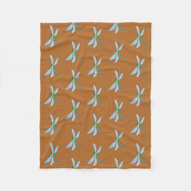 Couverture Polaire libellule (Devant)