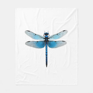 Couverture Polaire Libellule bleue - Ento amateur d'insectes faune