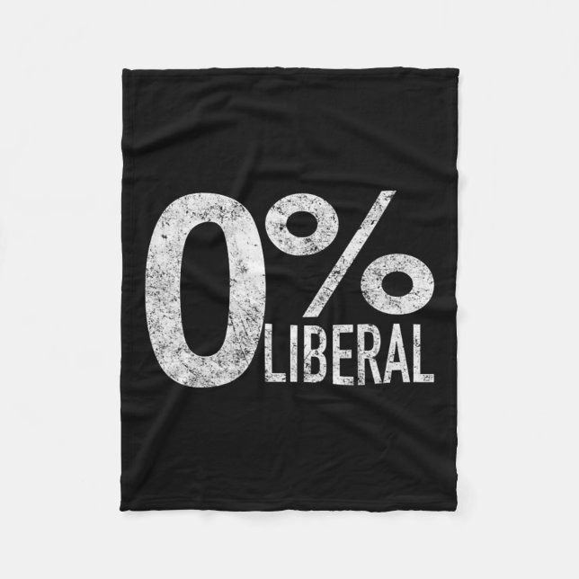 Couverture Polaire Libéral-démocrate zéro pour cent Libéral pro-Trump (Devant)