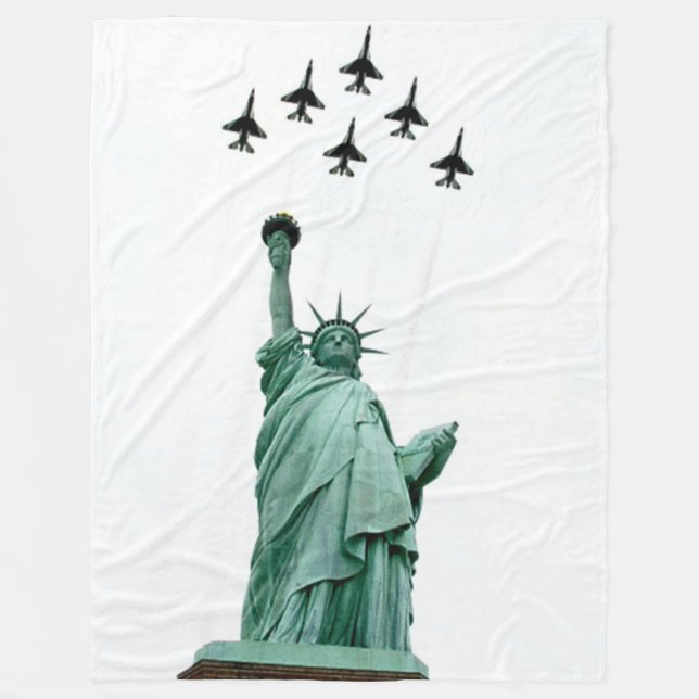 Couverture Polaire LIBERTÉ DE LA FEMME avec JETS (Devant)