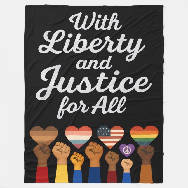 Couverture Polaire Liberté et justice pour tous pour la liberté de pr (Devant)