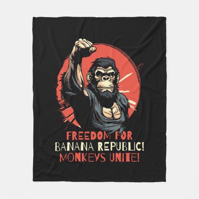 Couverture Polaire Liberté pour la République de la banane (Devant)