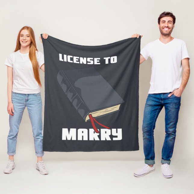 Couverture Polaire Licence d'officier mariage à épouser (En situation)