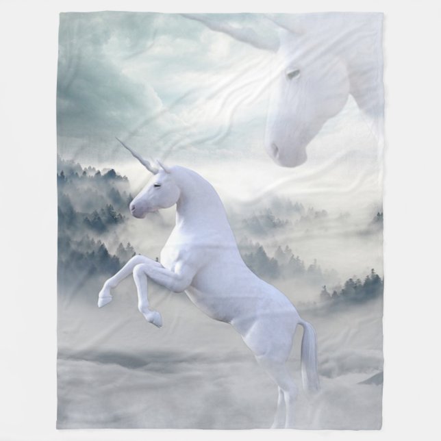 Couverture Polaire Licorne (Devant)