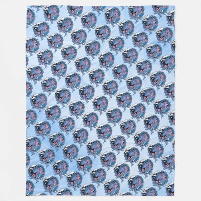 Couverture Polaire Licorne (Devant)