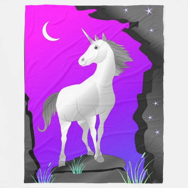 Couverture Polaire Licorne (Devant)