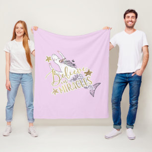 Couverture Polaire Licorne Sirène Moderne Tendance Croire aux Miracle
