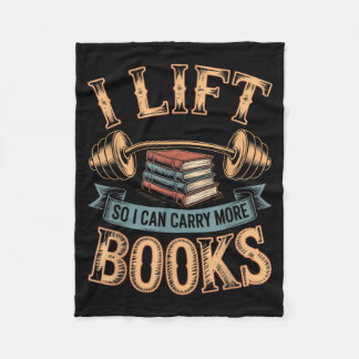Couverture Polaire Lift So I Can Carry More Books Reading Lovers