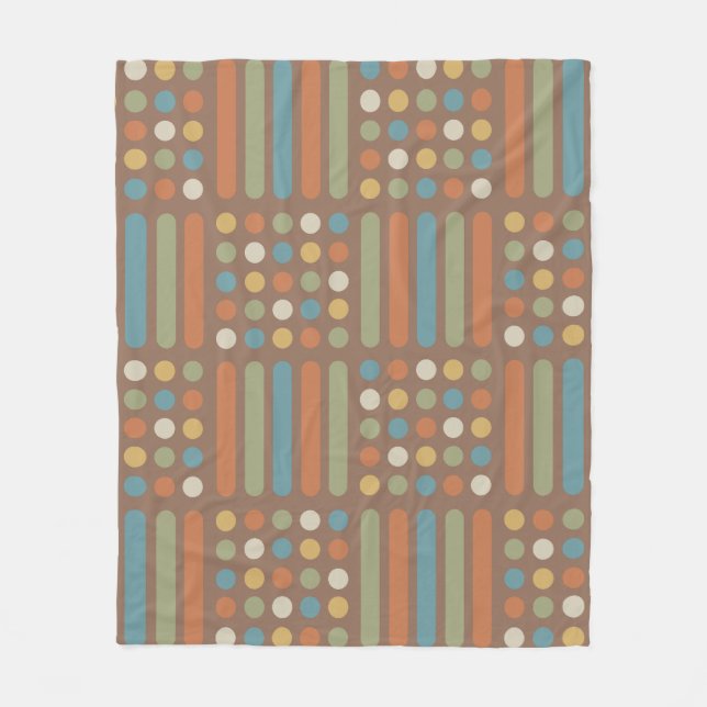 Couverture Polaire Lignes du milieu du siècle 2 (Devant)