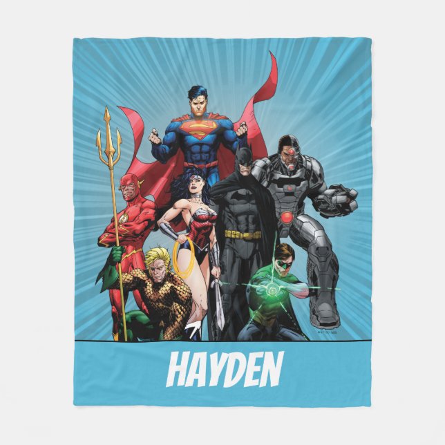 Couverture Polaire Ligue de la justice - Groupe 2 (Devant)