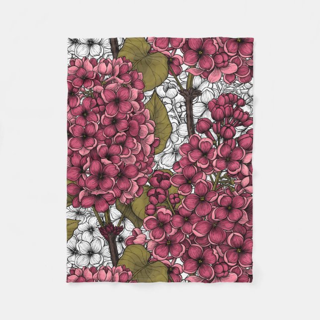 Couverture Polaire Lilac (Devant)