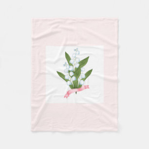 Couverture Polaire Lily de la vallée, rétro
